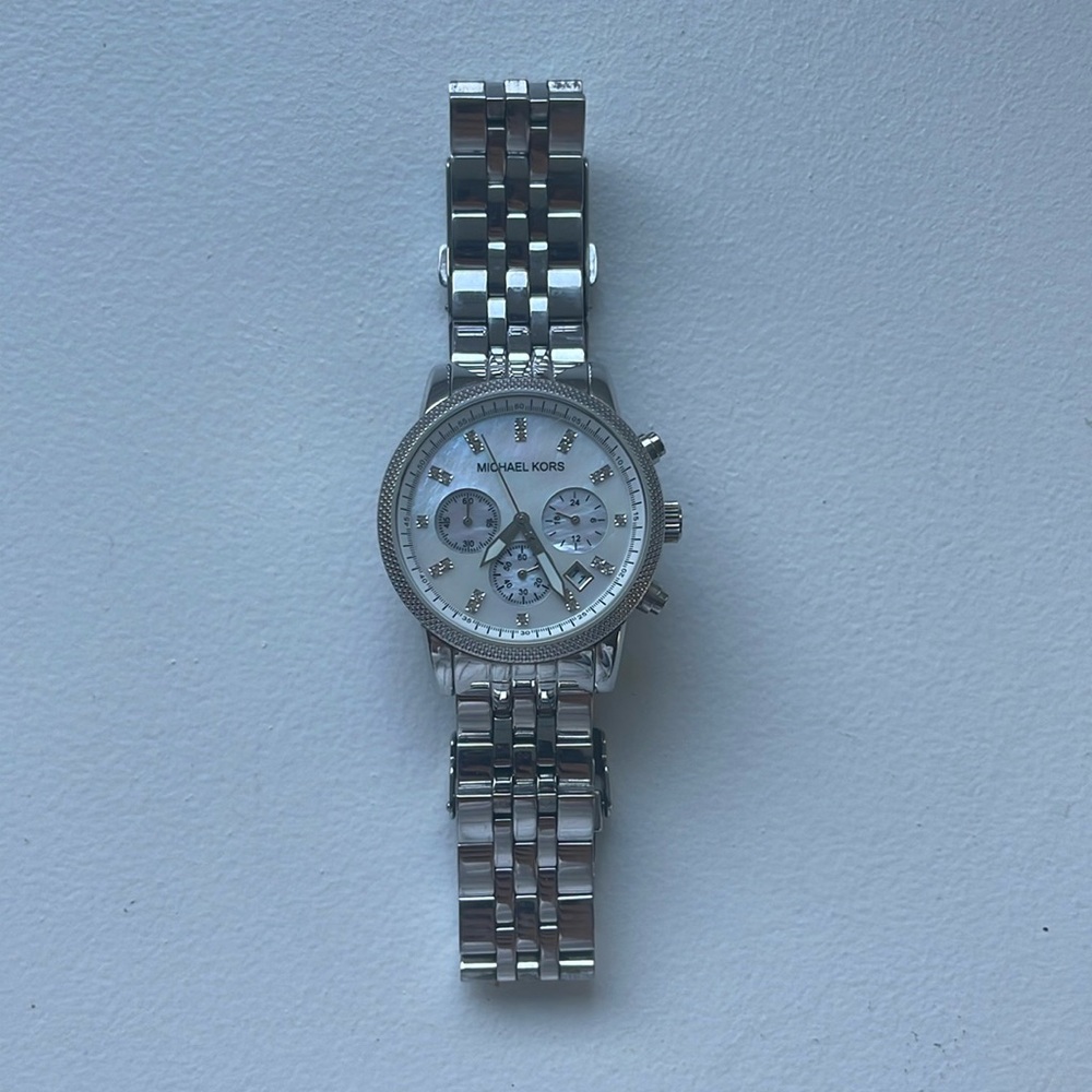 Michael Kors women's silver watch